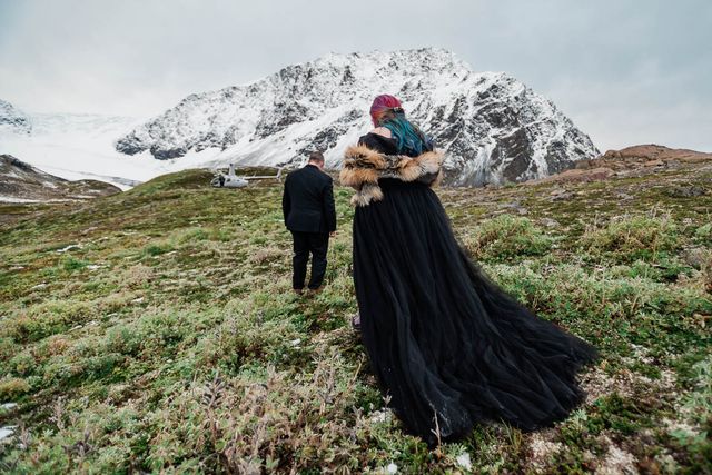 Featured photo from Gothic-Inspired Alaska 2-Day Elopement