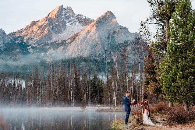 Featured photo from Adventure in the Sawtooths -- Fall Elopement