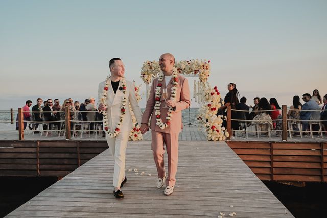 Featured photo from Innovation and Glamour: Stephen & Anup’s Wedding at St. Regis Kanai