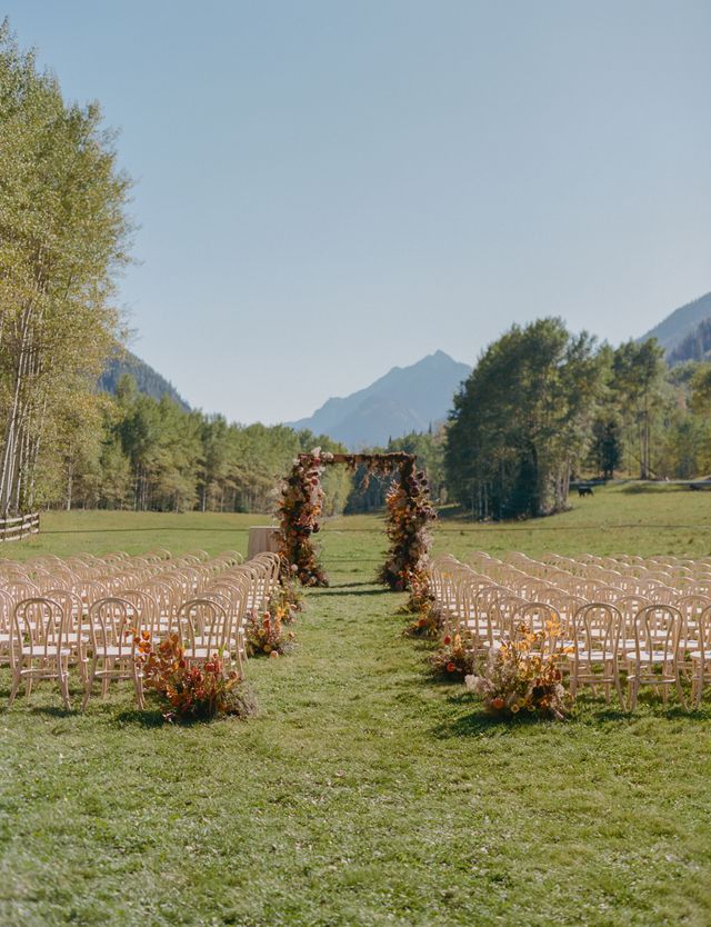 Featured photo from Rustic Elegance: A Fall Wedding Ceremony and Tented Reception with Timeless Charm in the Main Meadow at T-Lazy-7 Ranch in Aspen, Colorado