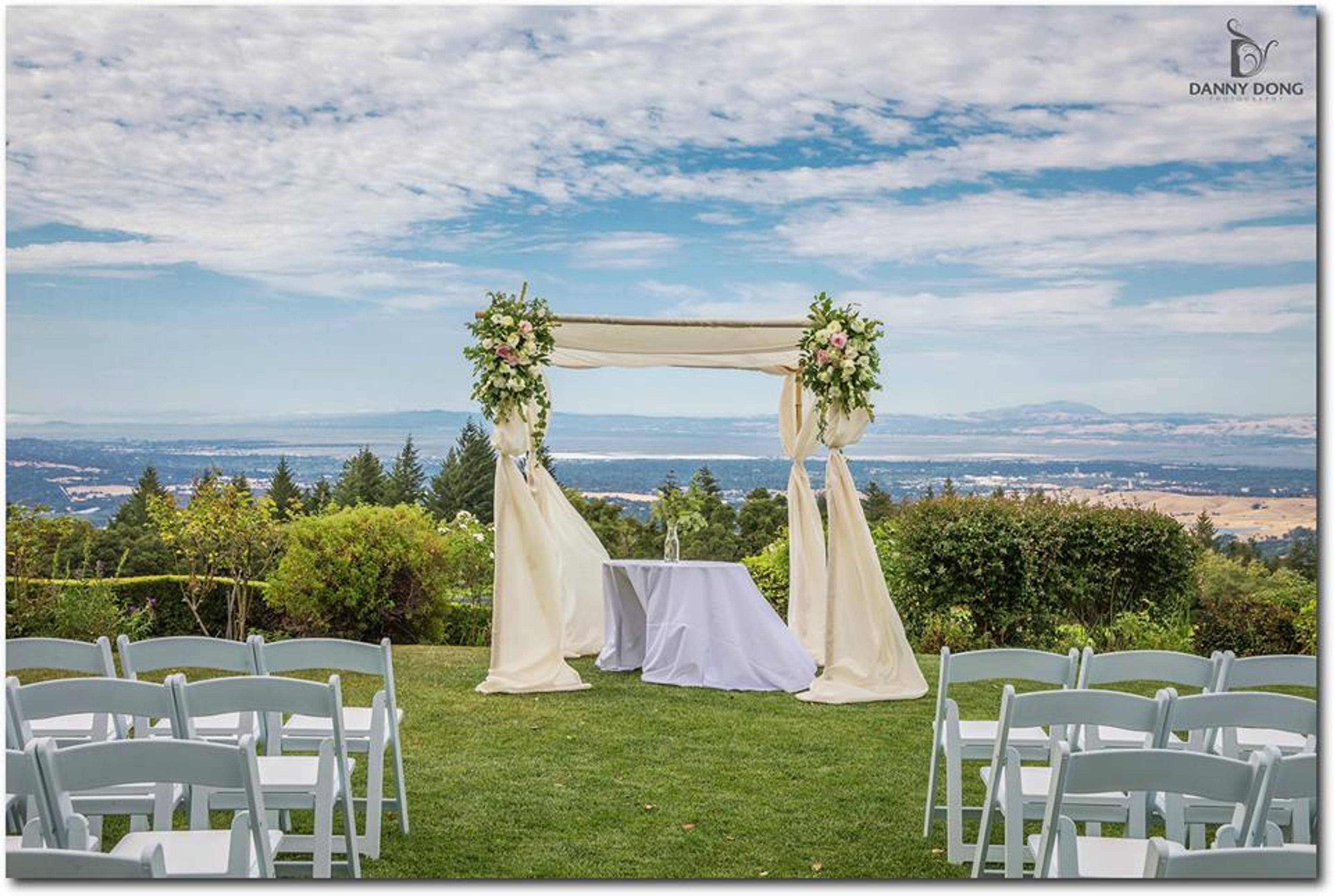 Ceremony Lawn, an event space at Thomas Fogarty Winery