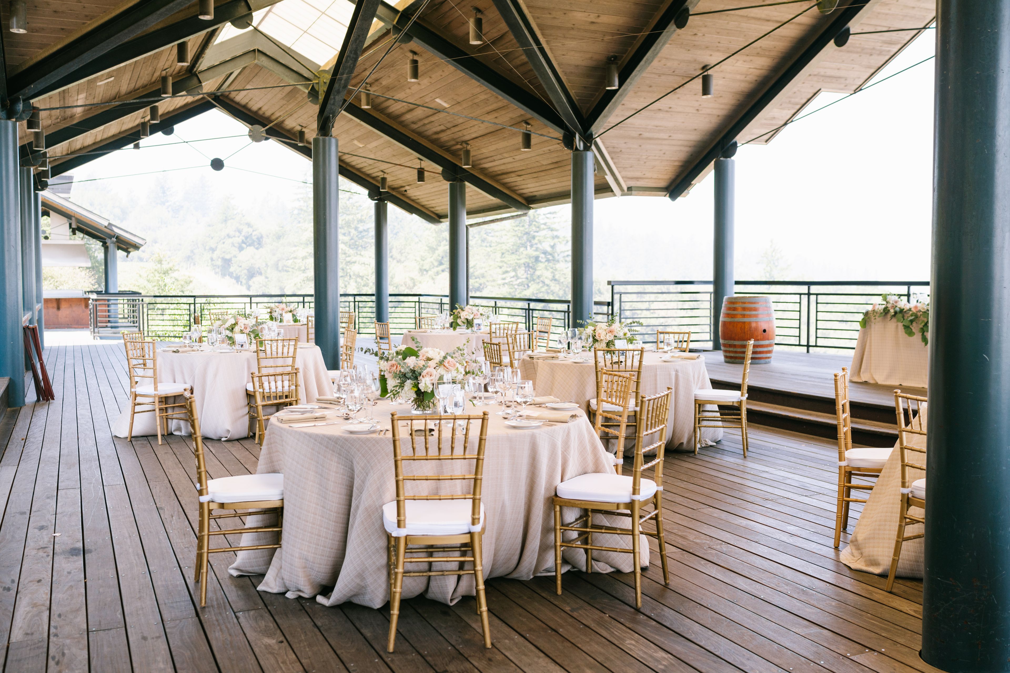 Pavilion, an event space at Thomas Fogarty Winery