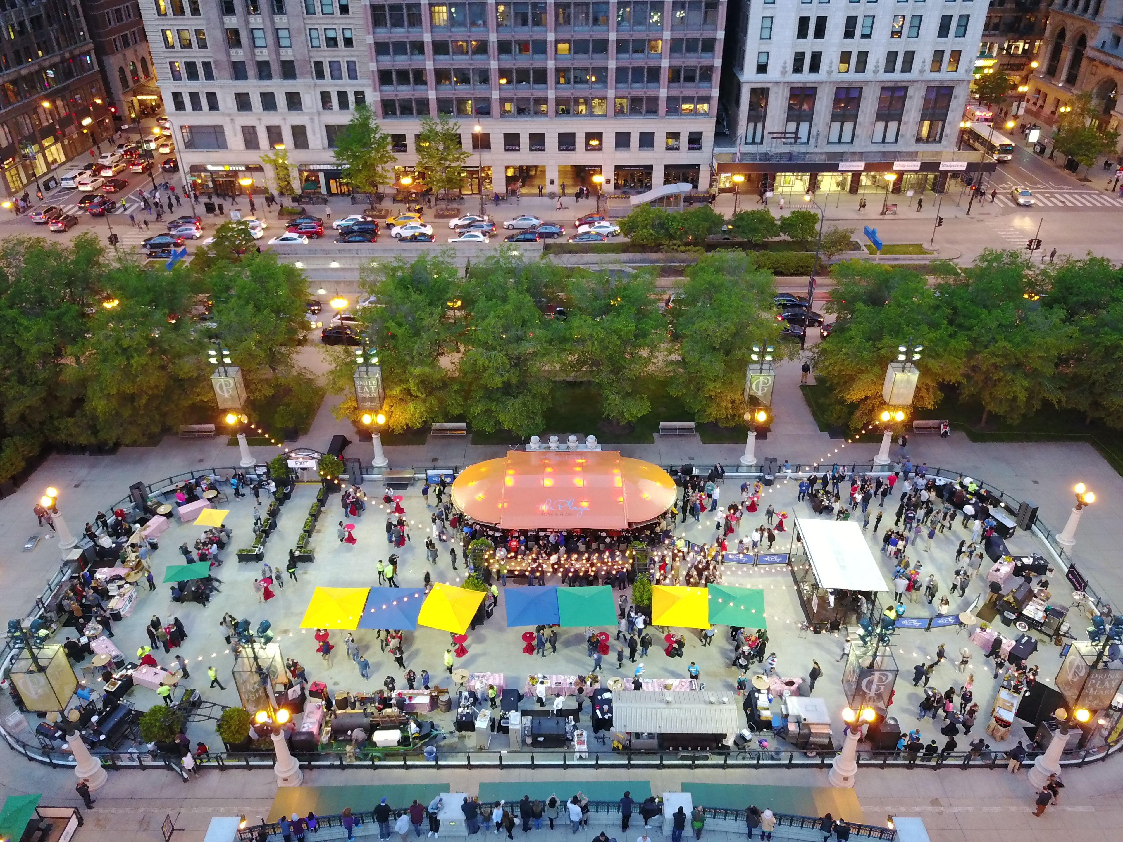 The Plaza, an event space at Park Grill at Millennium Park