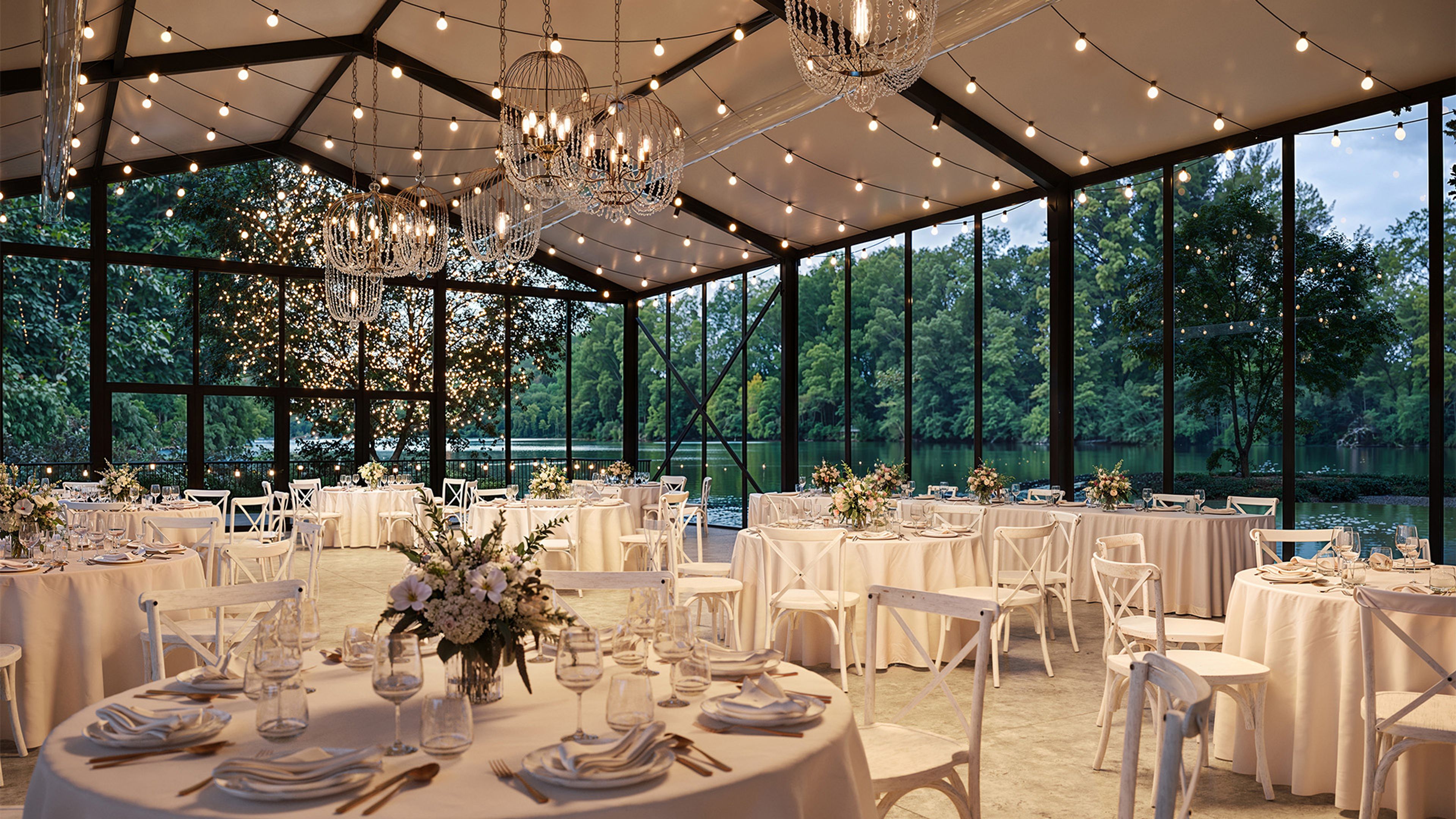 Twin Lakes Pavilion, an event space at Molly's Lakeside by Wedgewood Weddings
