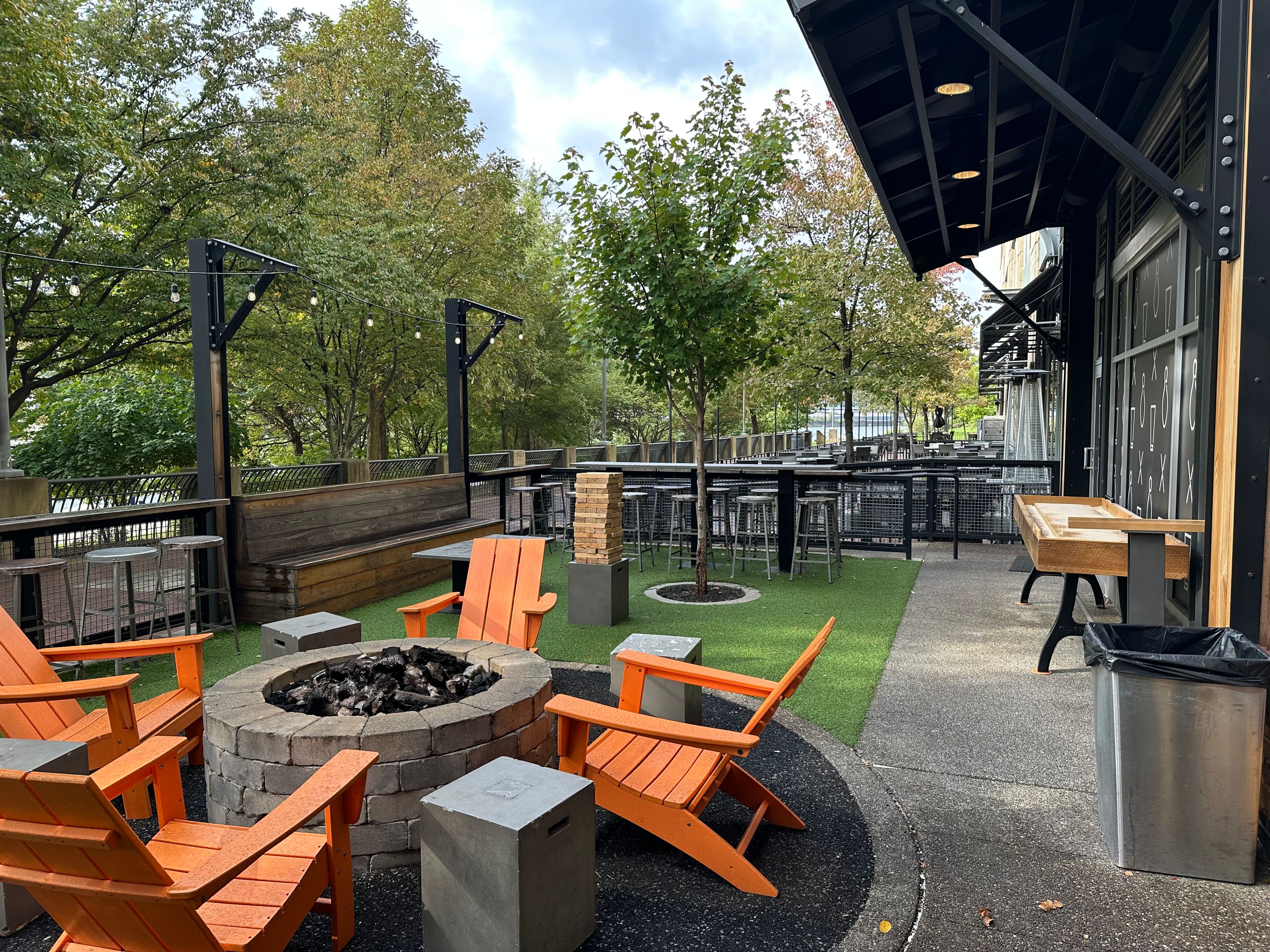 Outdoor space, an event space at Shortys Pins X Pints