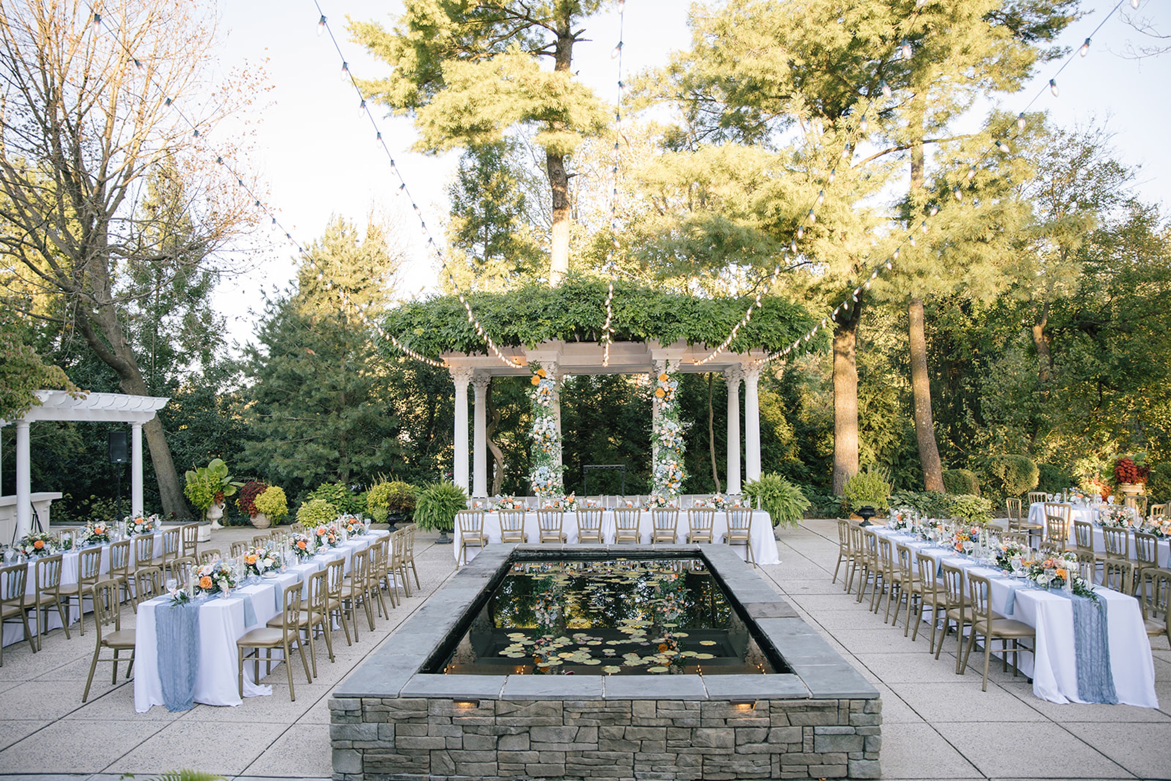 Garden Terrace, an event space at Ceresville Mansion