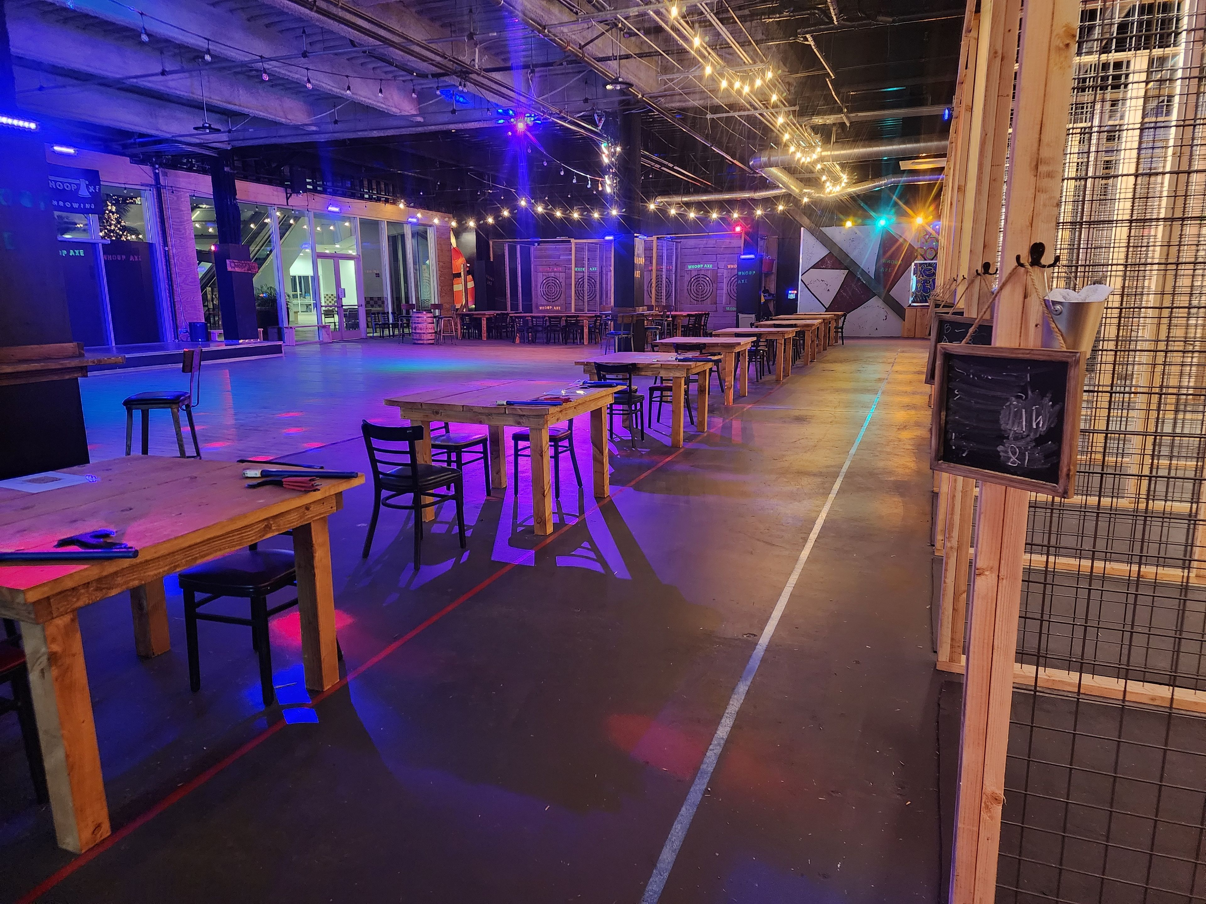 Whoop Axe Kaleidoscope, an event space at Whoop Axe Throwing