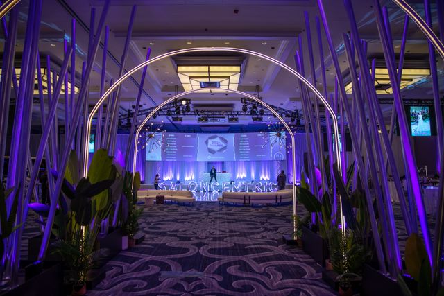 Featured photo from Saloncentric National Conference Reception 2025