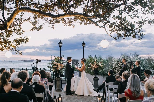 Featured photo from NYC Waterfront Celebrity Wedding at Battery Gardens in New York
