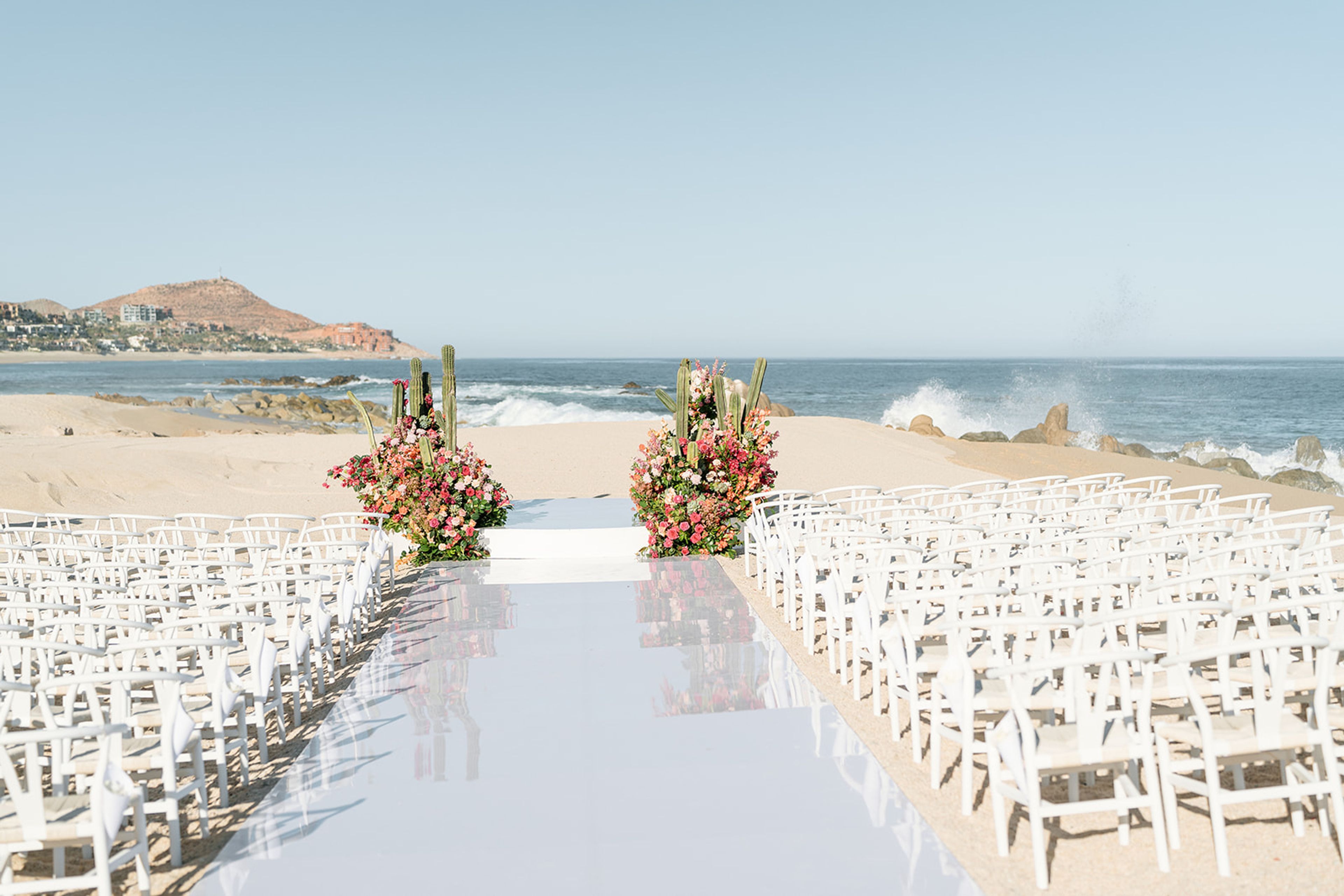 Resort Beach, an event space at Hilton Los Cabos