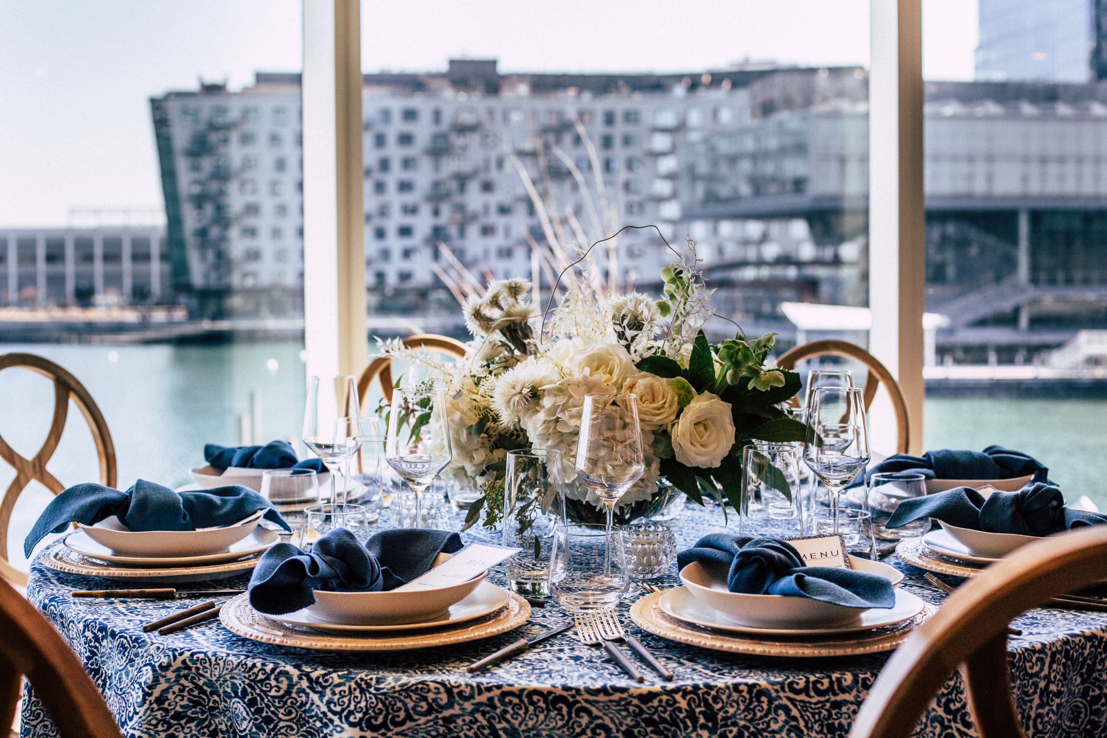Marina Room, an event space at Davio's Northern Italian Steakhouse I Boston Seaport