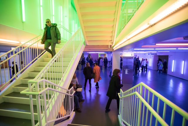 Featured photo from Harris Theater Lobby Spaces