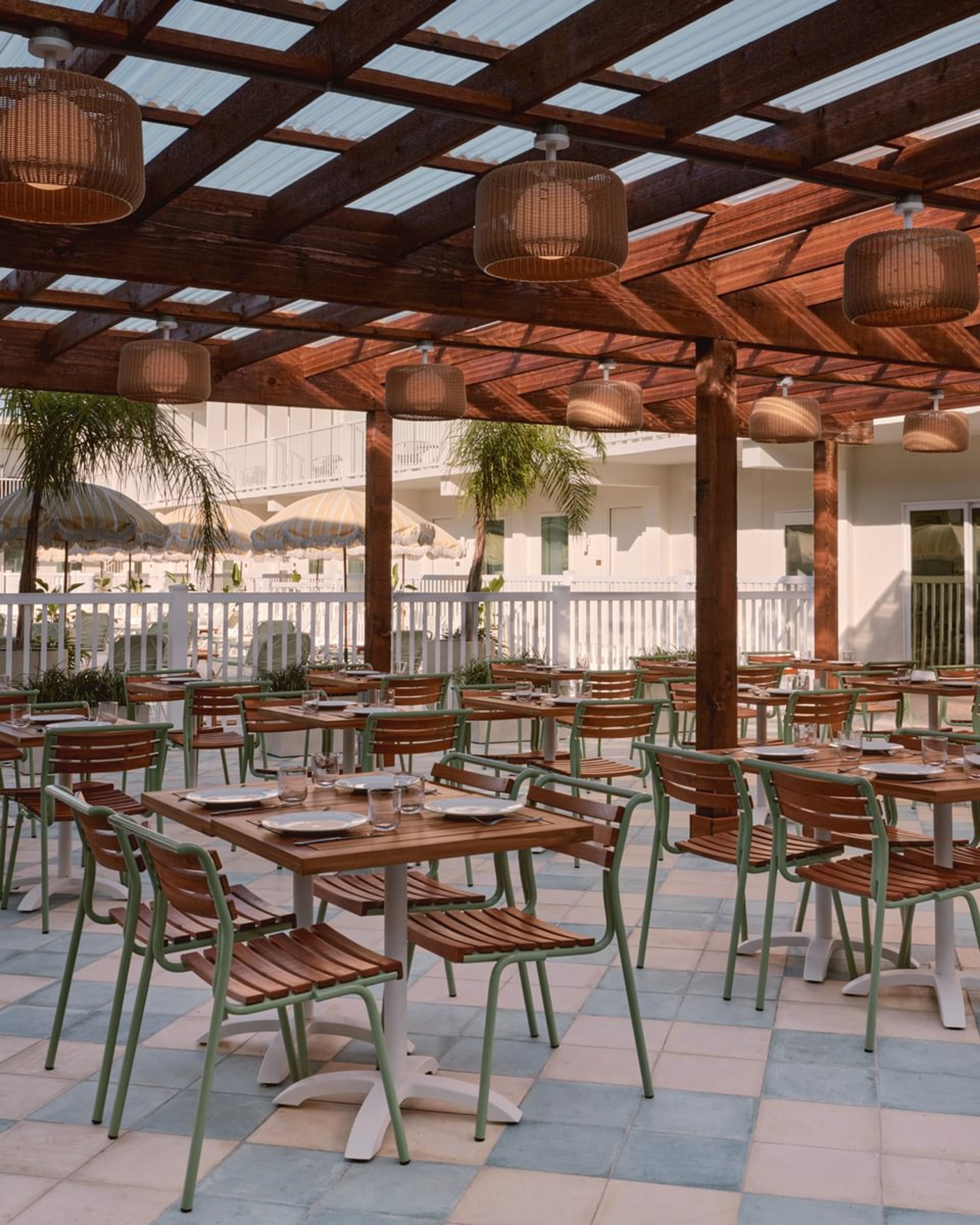 The Pergola, an event space at Hotel Lucine