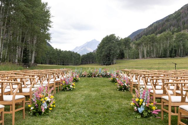 Featured photo from Natural Beauty & Romantic Glamour combine in this elegant Wedding & Tented Reception at T-Lazy-7 Ranch in Aspen, Colorado