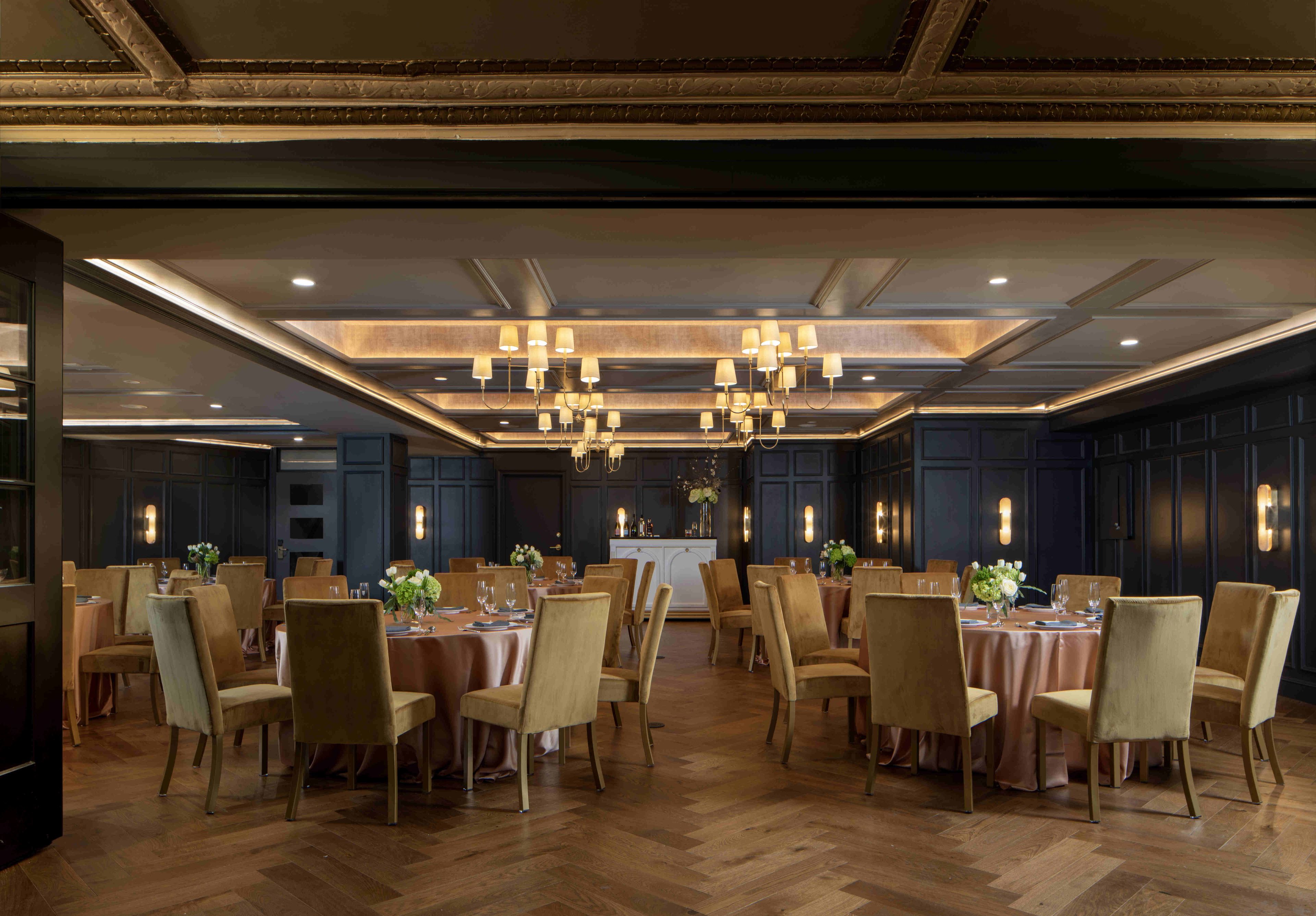 Beacon Hall, an event space at Kimpton Sir Francis Drake Hotel