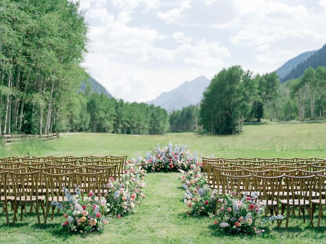 Featured photo from A Whimsical Wildflower Wedding and Tented Reception in The Main Meadow at T-Lazy-7 Ranch in Aspen, Colorado