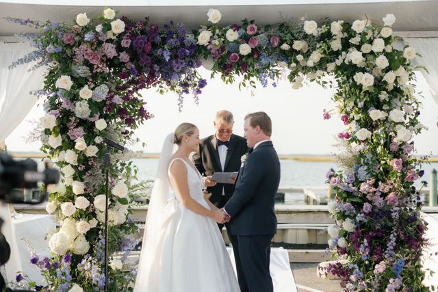 Featured photo from Revel In This Coastal Wedding at the Yacht Club of Stone Harbor