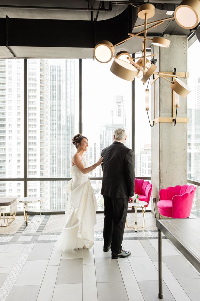 Featured photo from N & J's Intimate Cocktail-Style Rooftop Wedding