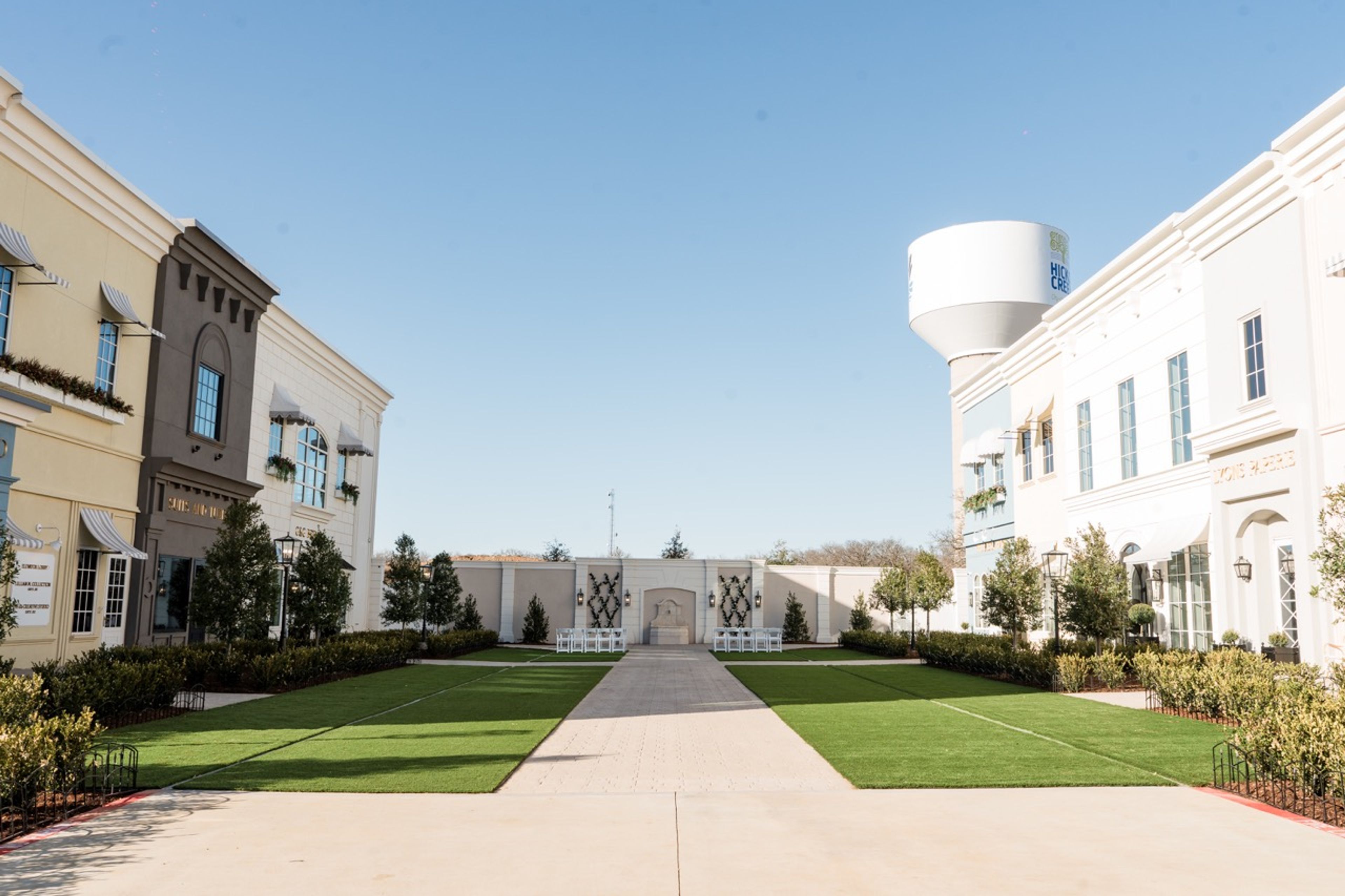 Outdoor Ceremony Space, an event space at Jolie Ballroom at Wedding Square