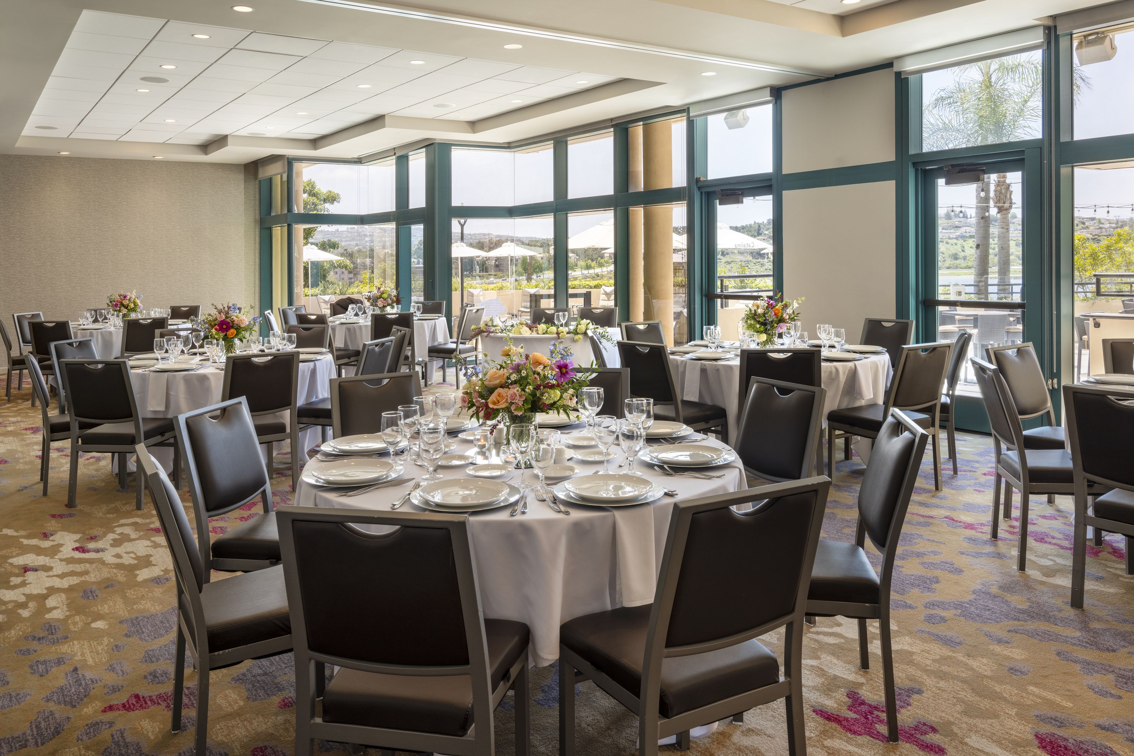 Island Ballroom, an event space at Newport Beach Marriott Bayview