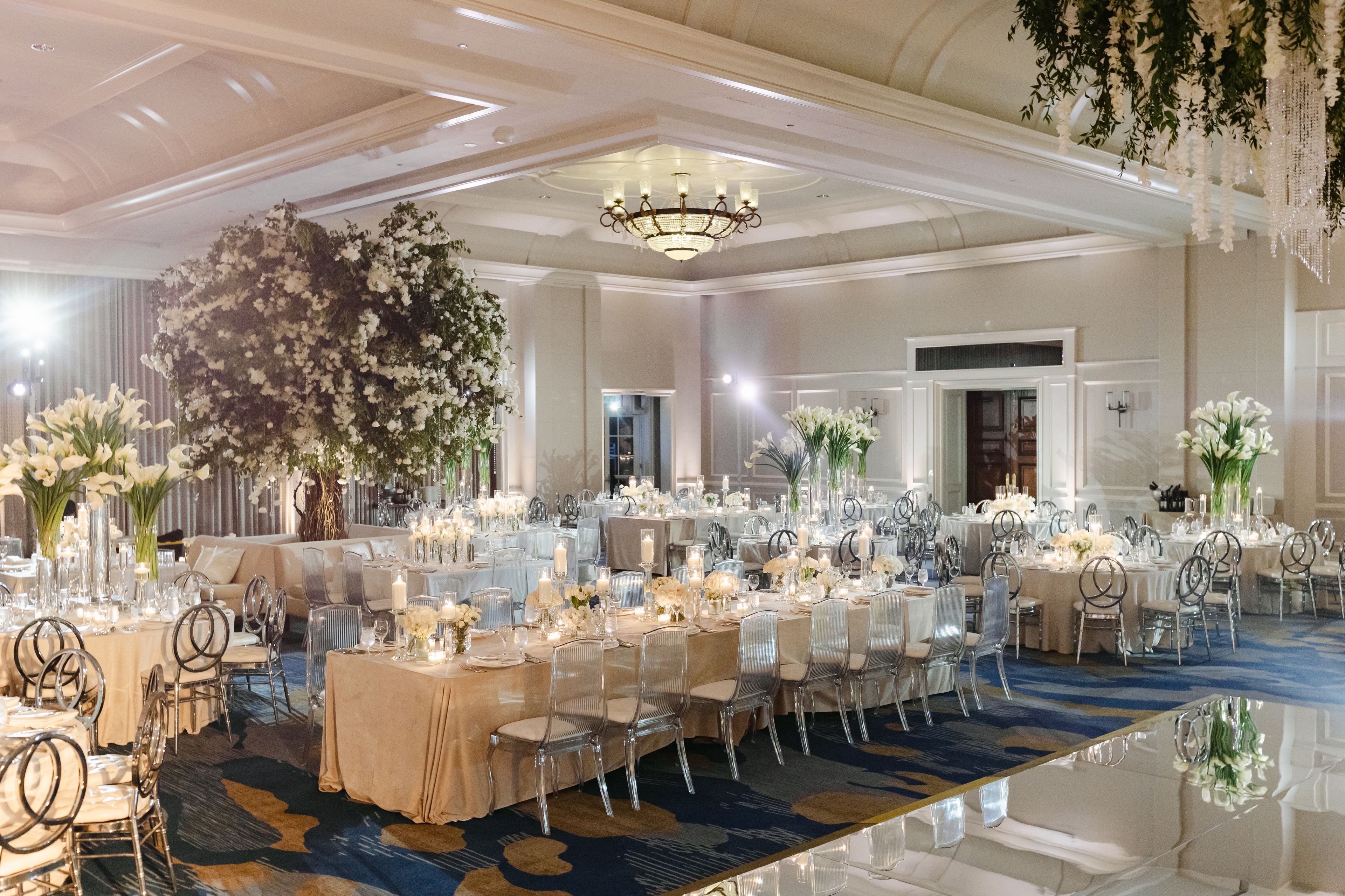 The Ritz-Carlton Ballroom, an event space at The Ritz-Carlton Key Biscayne, Miami
