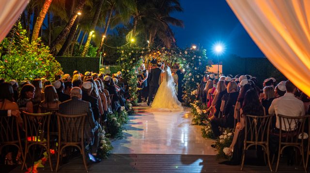 Featured photo from M & R | Romantic Poolside Garden Wedding in Miami Beach