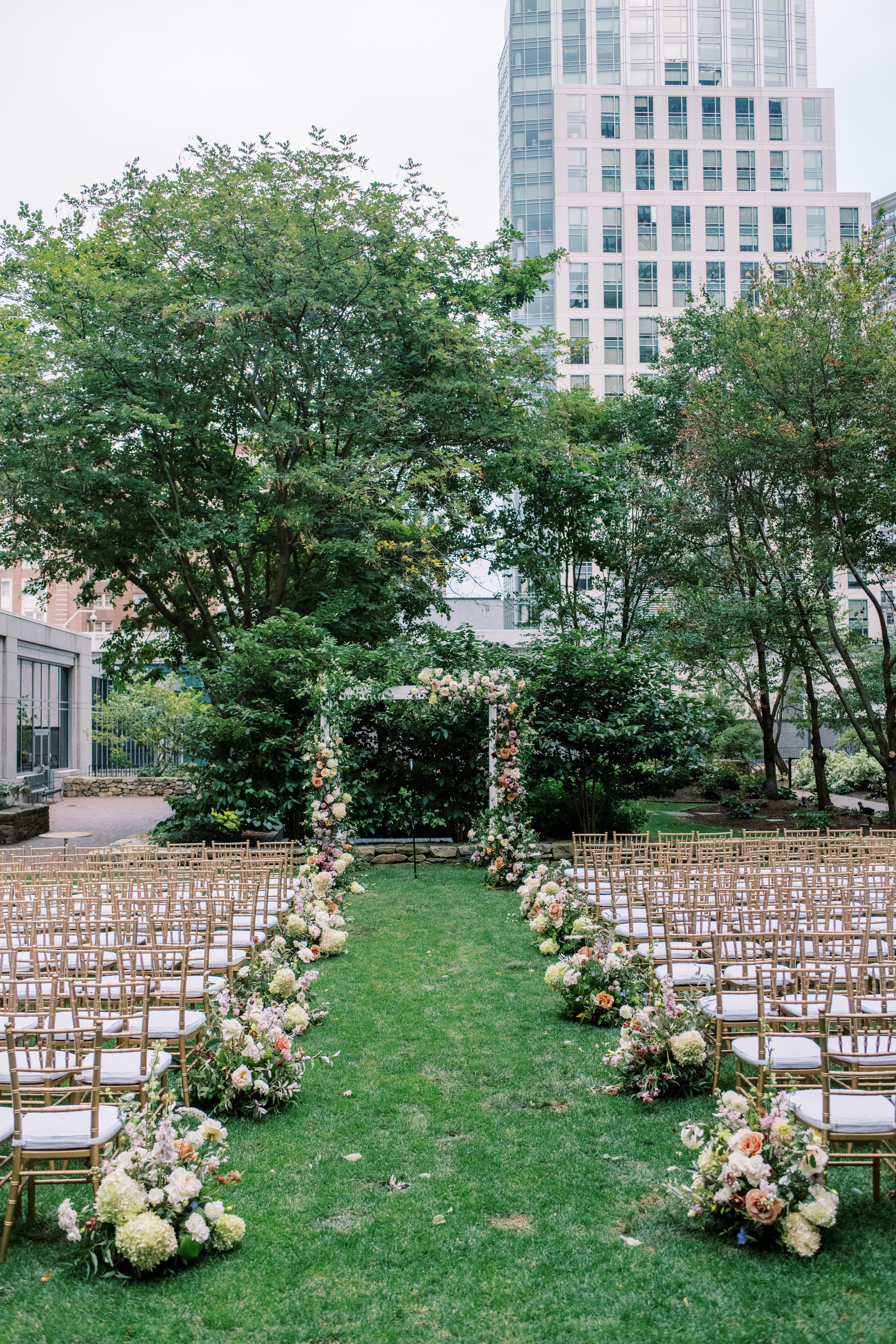 The Garden Terrace, an event space at Mandarin Oriental | Boston