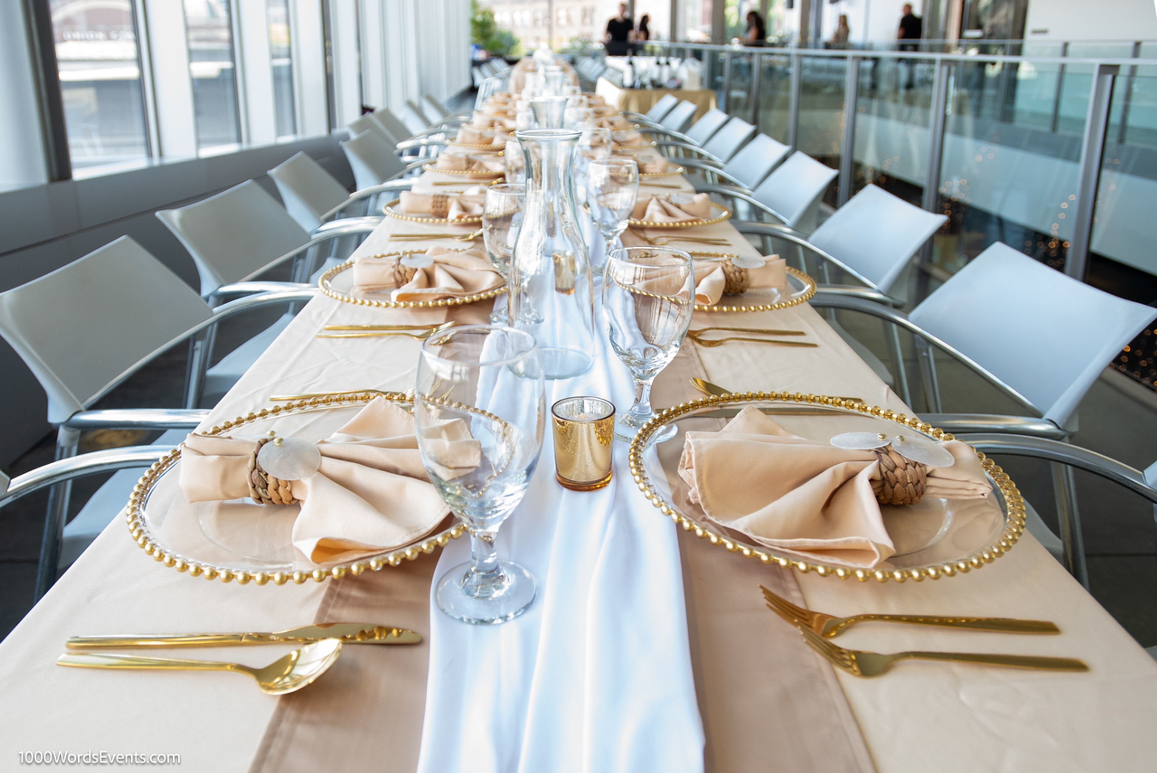 The Leslie P. Sussman Atrium, an event space at Tacoma Art Museum