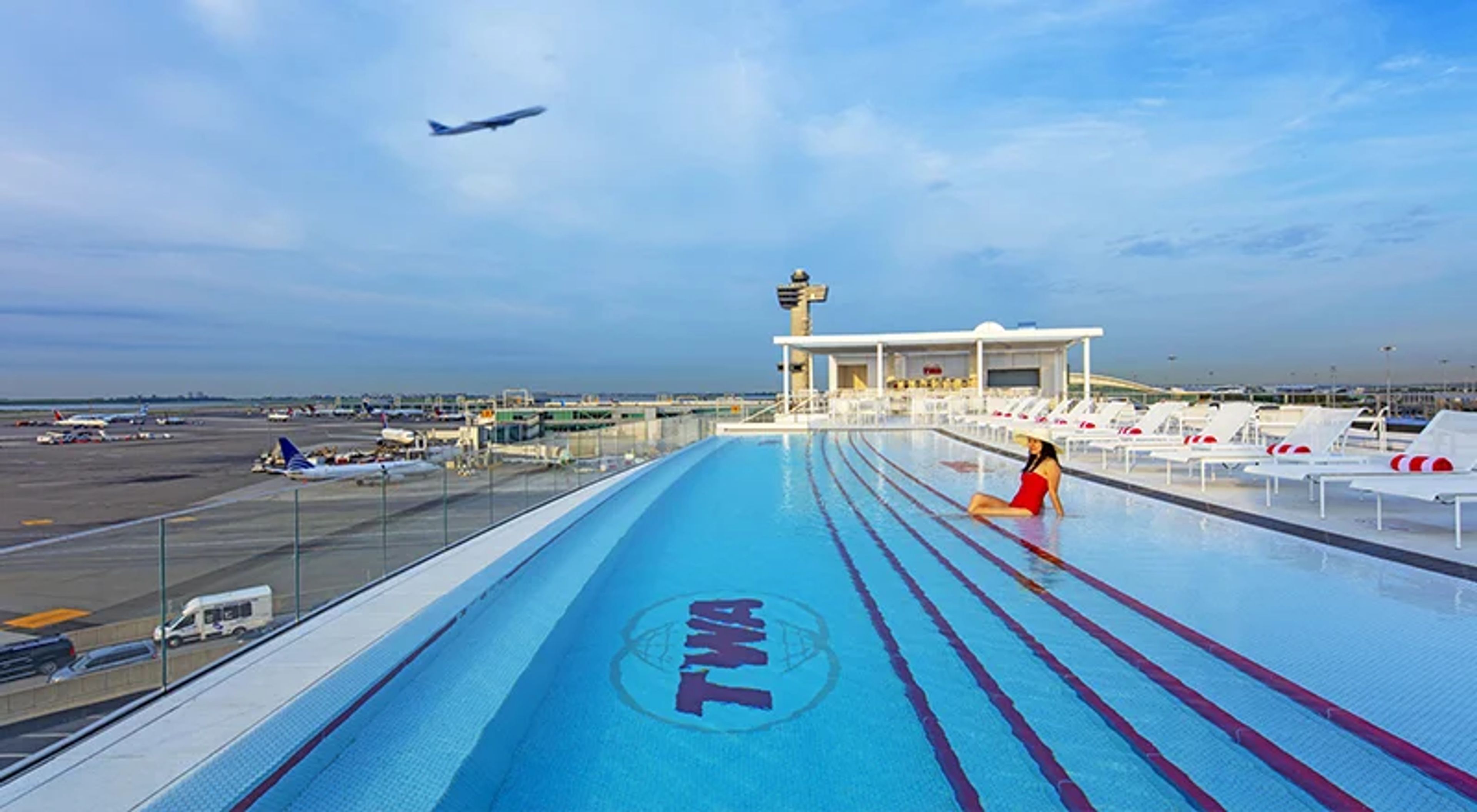 Rooftop Pool Bar, an event space at TWA Hotel
