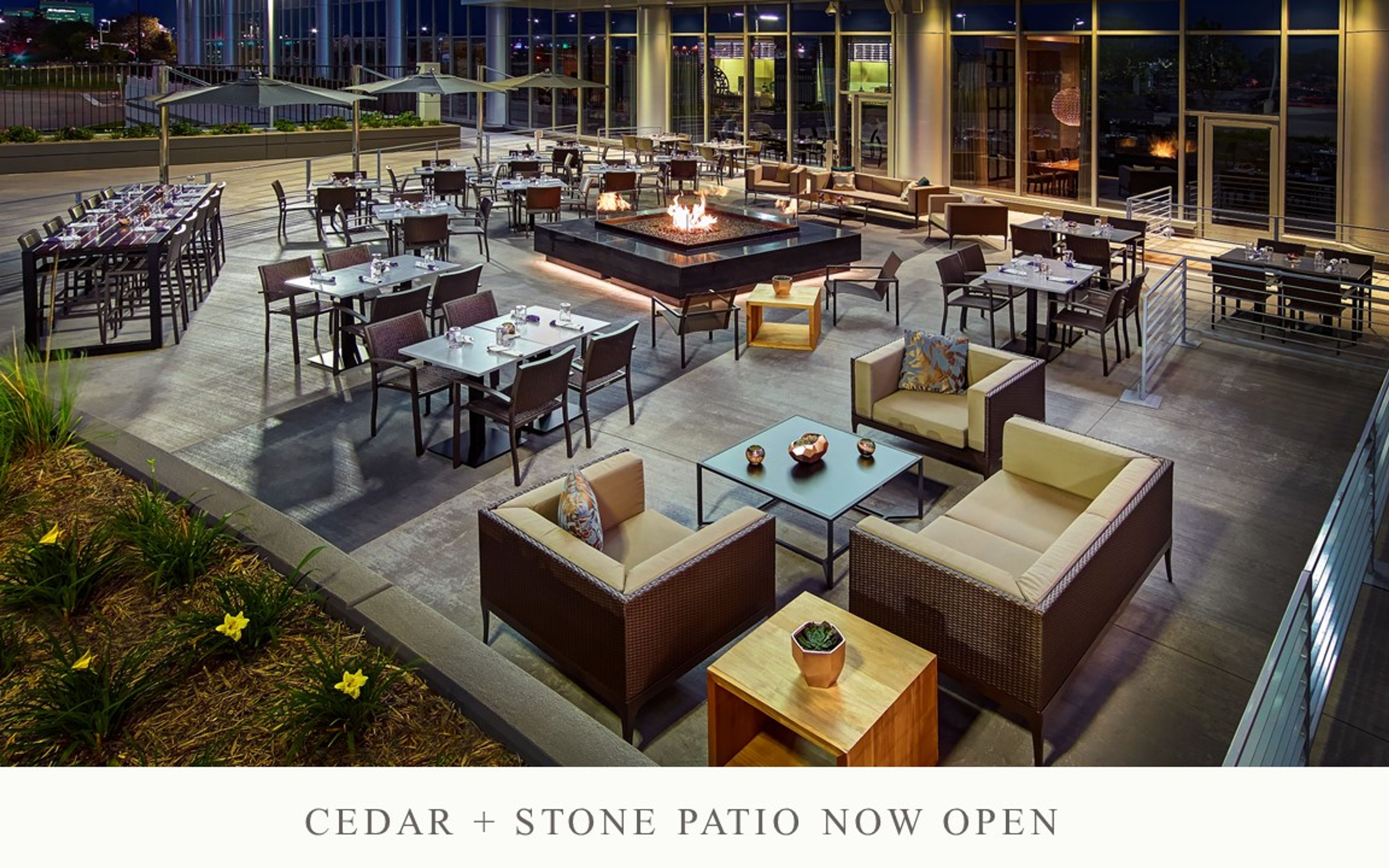 Cedar + Stone, Urban Table, an event space at JW Marriott Minneapolis Mall of America