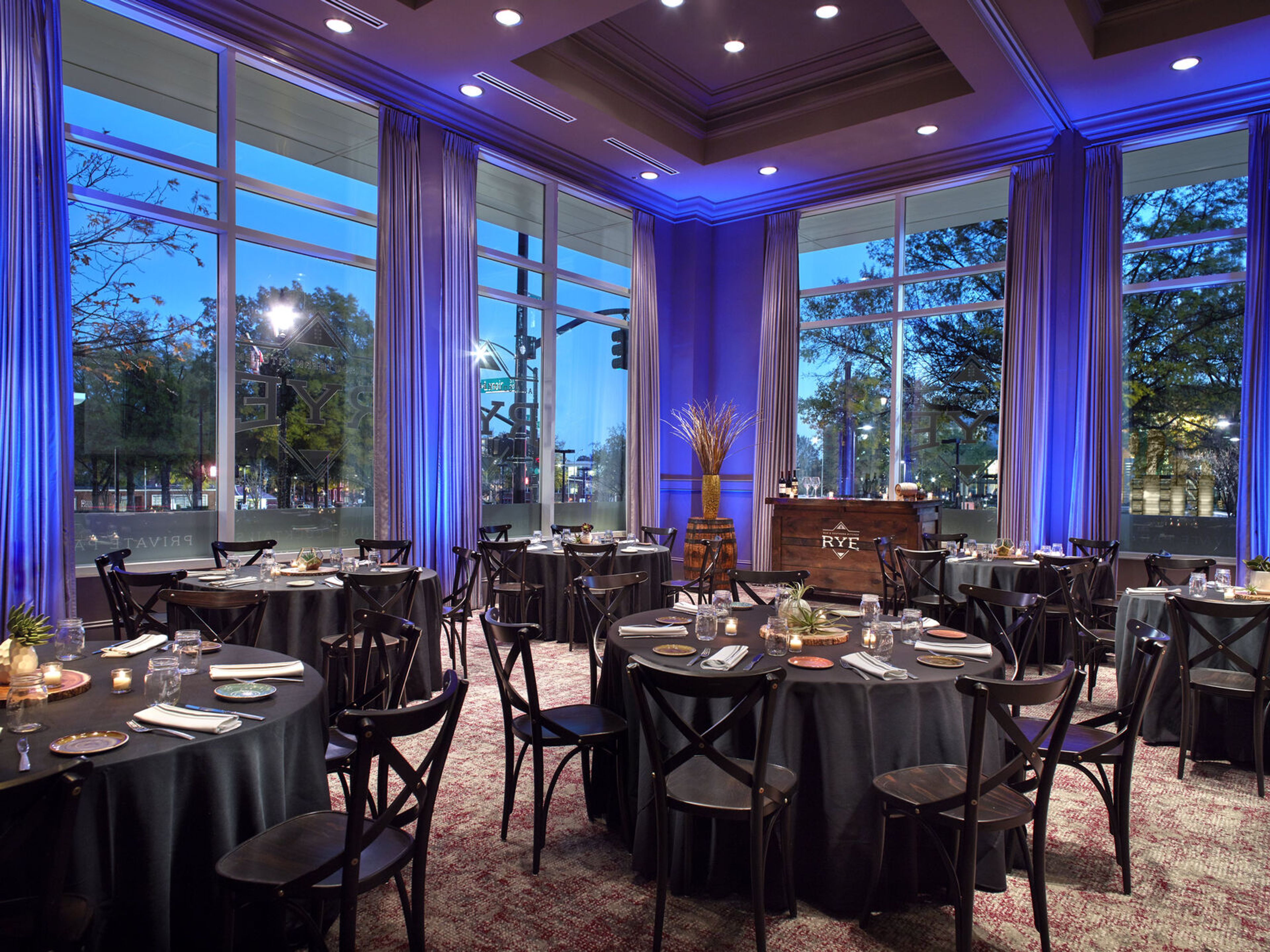 Rye Bar Southern Kitchen, an event space at Marriott Raleigh City Center