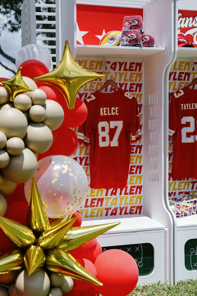 Featured photo from Delight in This Sunny Kansas City Chiefs-themed Birthday Party