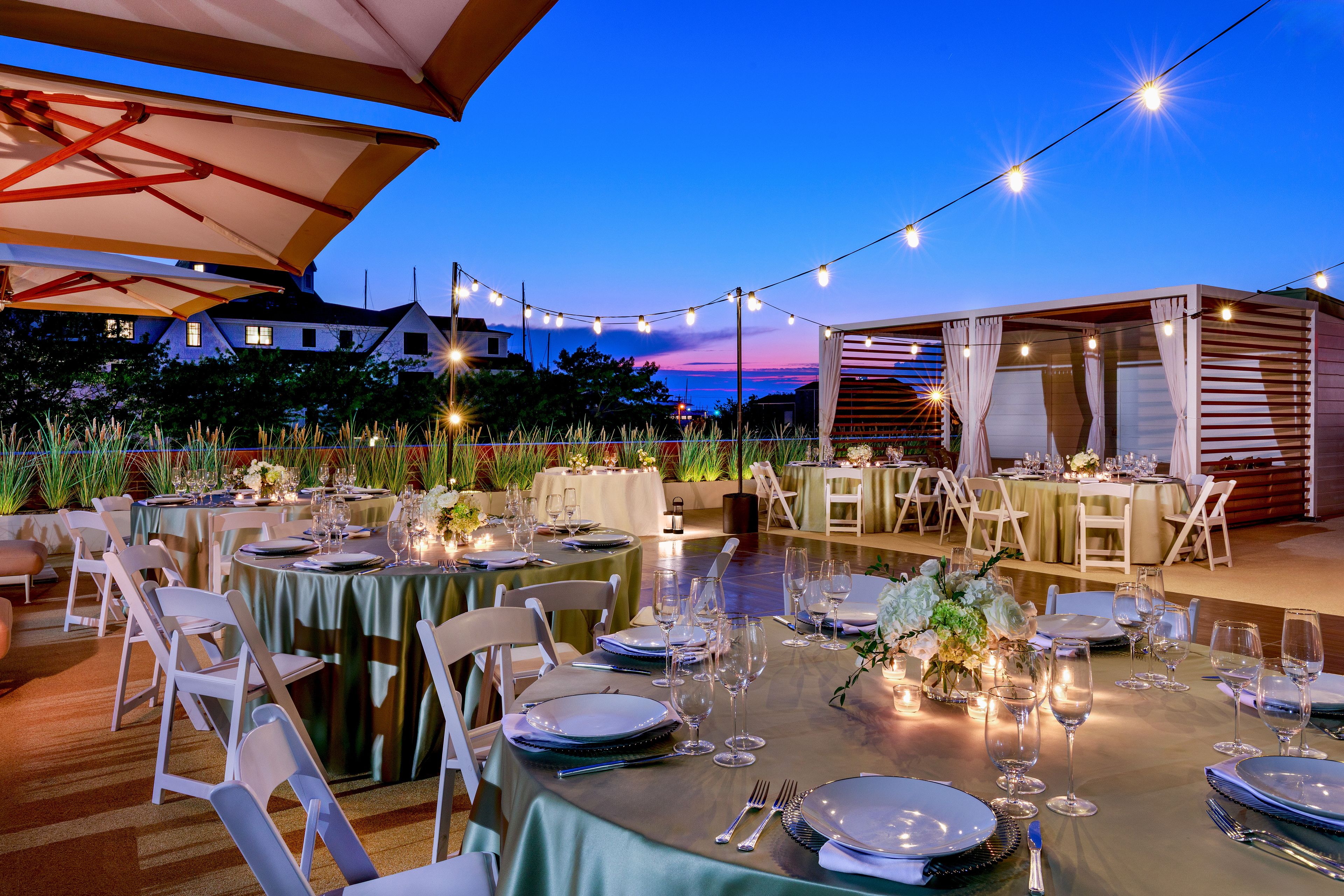 Hideaway Terrace at Newport Marriott Hotel & Spa, an event space at Newport Marriott Hotel & Spa