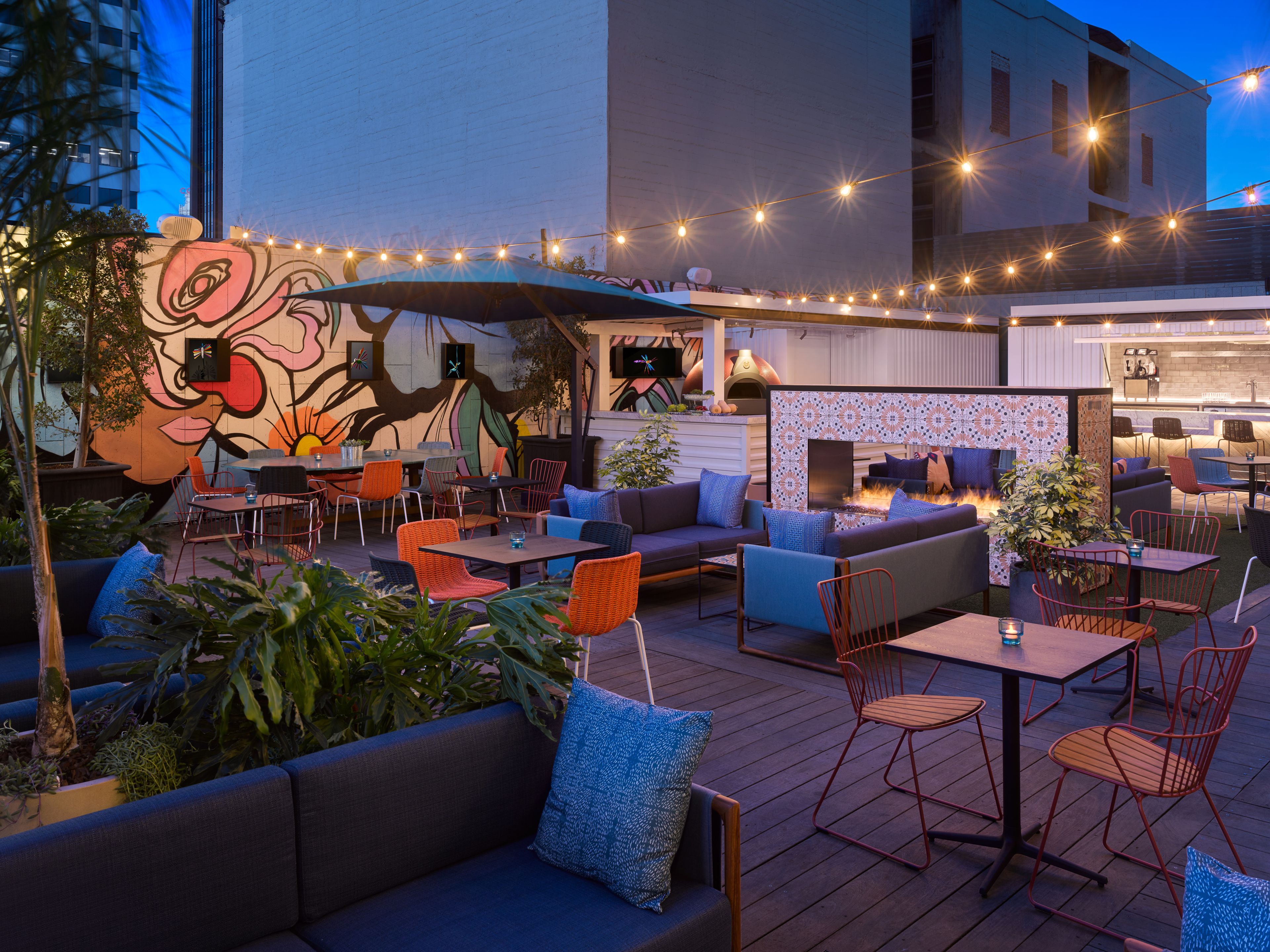 Leave of Absence Pool Deck, an event space at Alma San Diego, a Tribute Portfolio Hotel