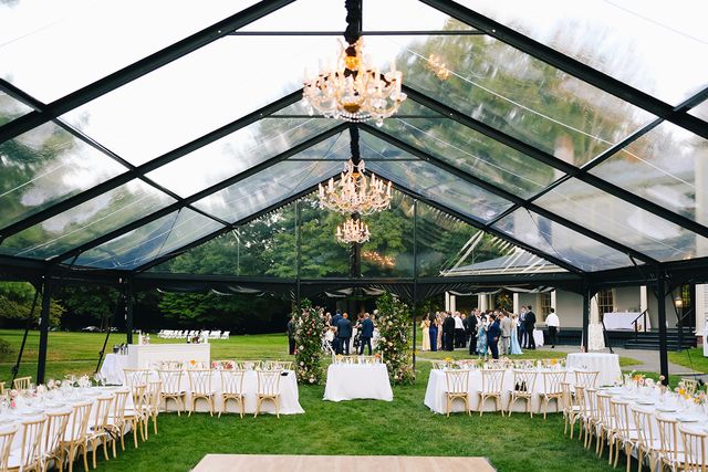 Featured photo from See This Refined Outdoor Wedding Beneath a Crystal-Covered Canopy in Waltham, MA