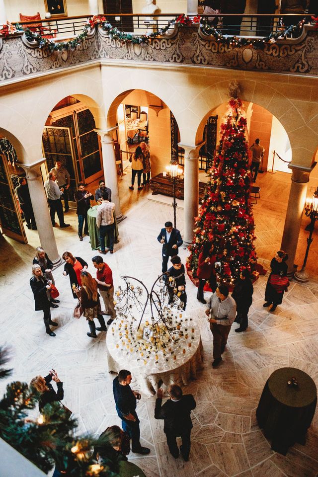 Featured photo from Take a Look at This Cozy and Bright Corporate Holiday Party at Cuneo Mansion & Gardens