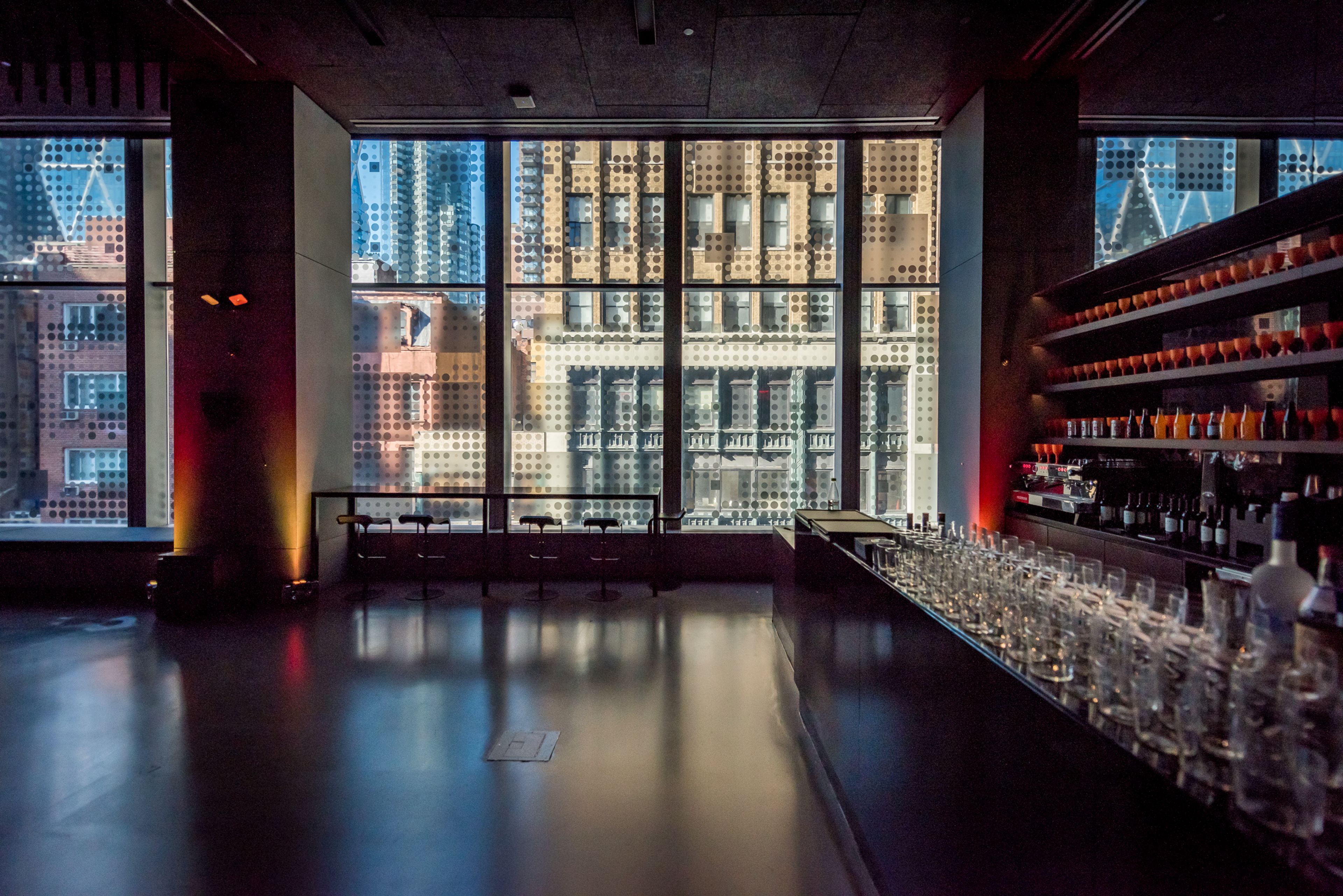 Café, an event space at SPYSCAPE