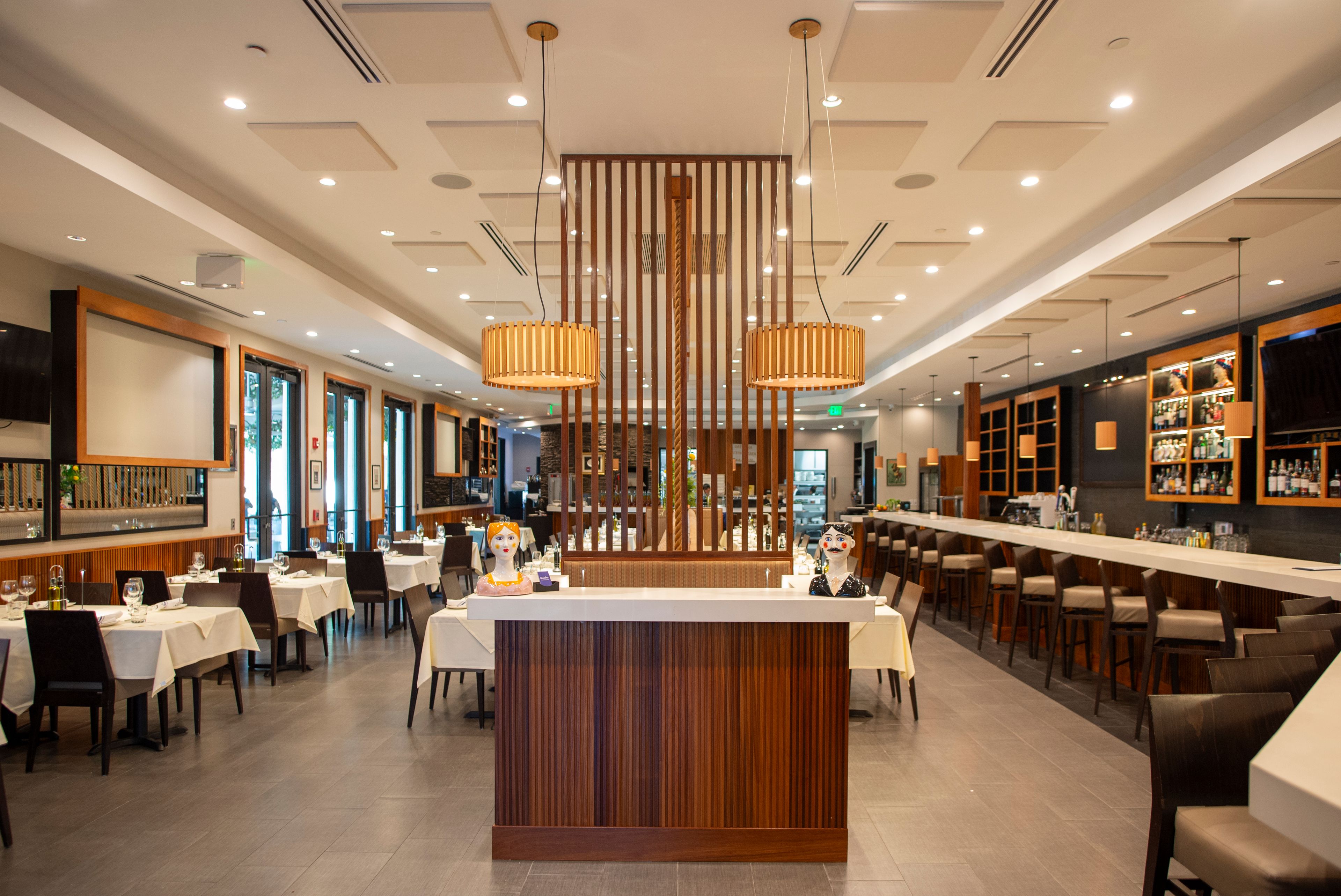 Main dining, an event space at Casalina