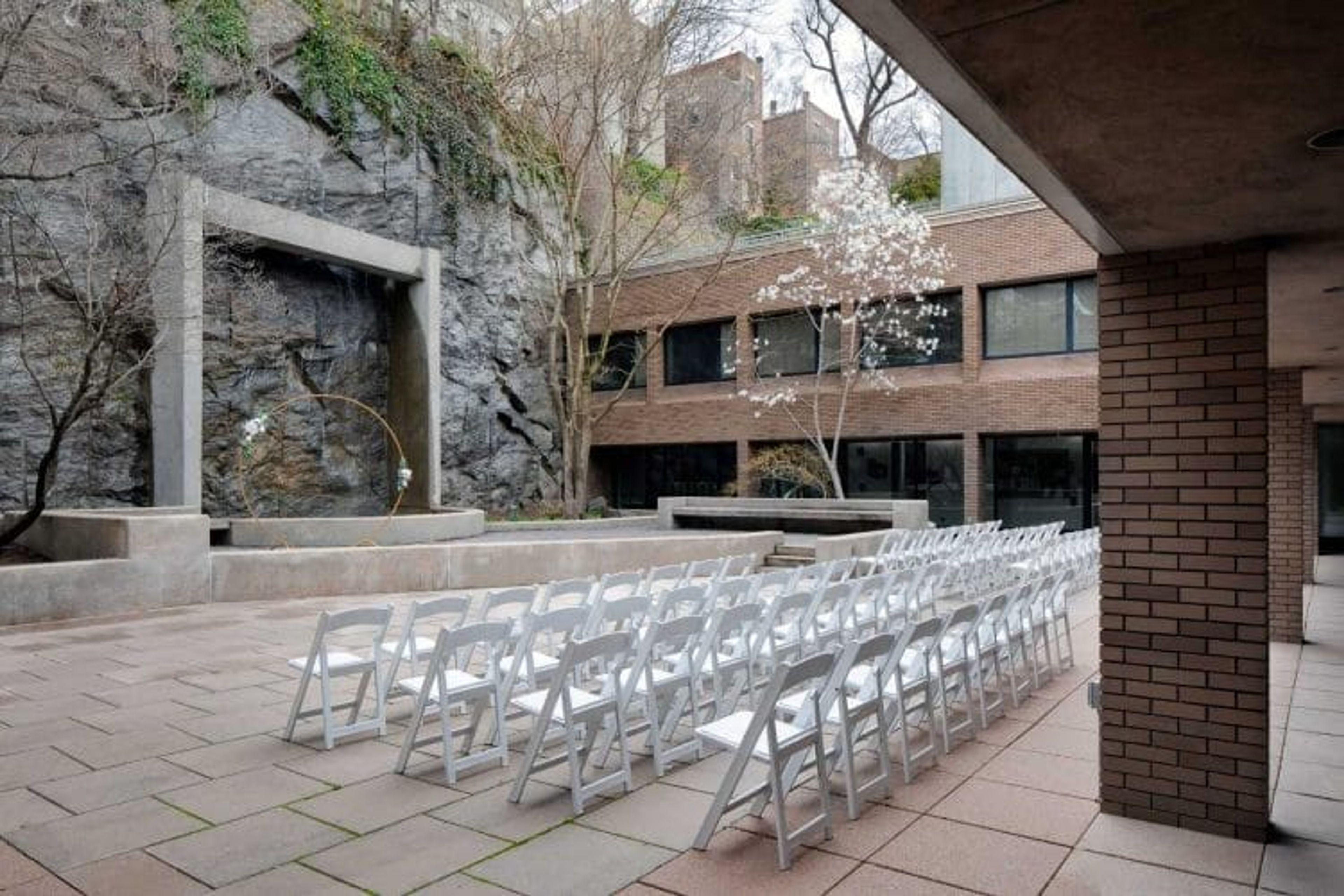 Garden Courtyard, an event space at Harlem School of the Arts