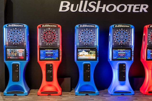 Featured photo from A High-Tech Trade Show Featuring the Touchtunes and Arachnid Dartboard Collaboration in Las Vegas