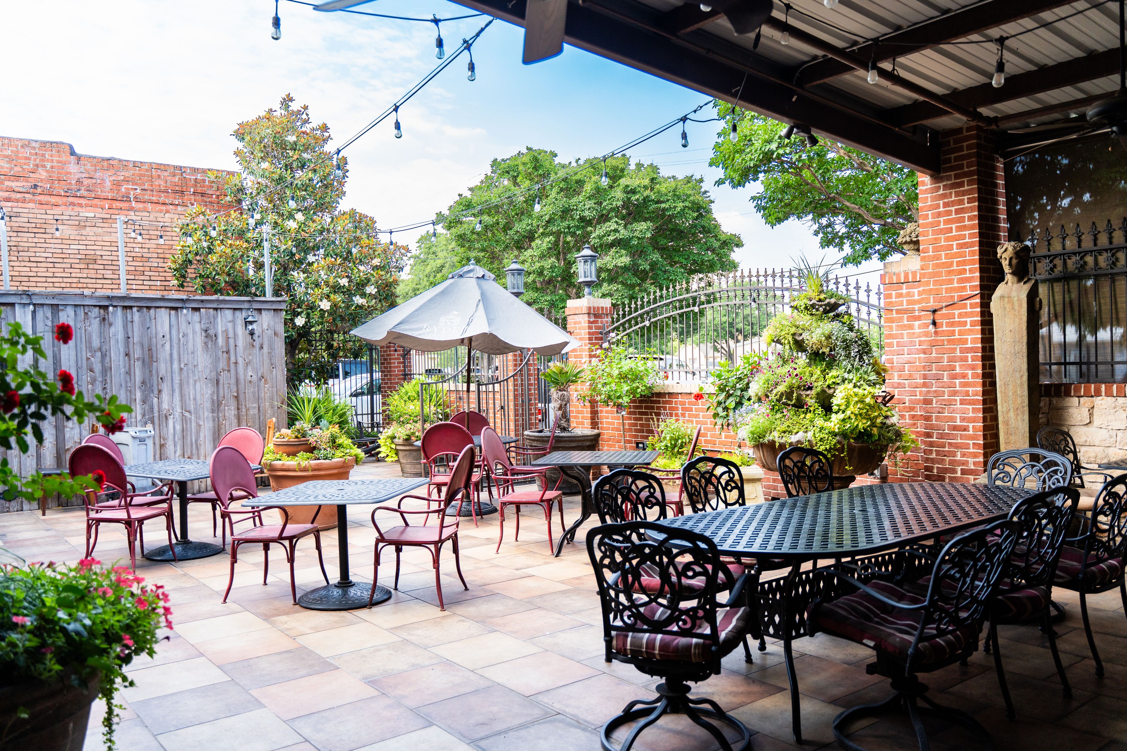 Back Patio, an event space at Farina's Winery & Cafe
