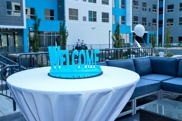 Featured photo from Grand Opening for a high-rise apartment building in Lansing, Michigan