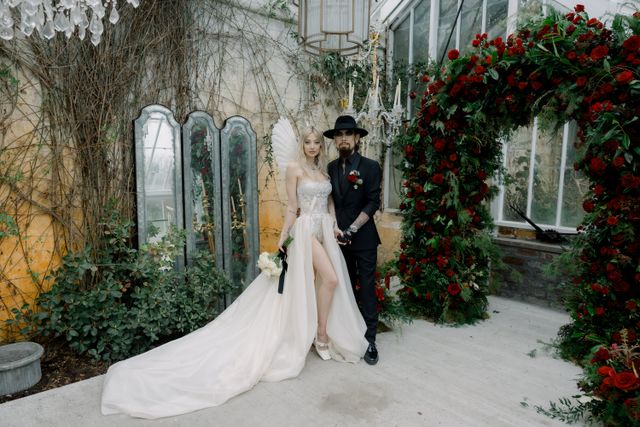 Featured photo from A Romantic Gothic Wedding with Red Roses at Dunskey Estate