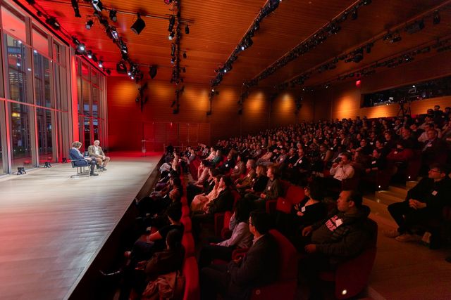 Featured photo from Witness This Striking Corporate Gathering Featuring Floor-to-Ceiling Windows and Large-Scale Presentations in NYC