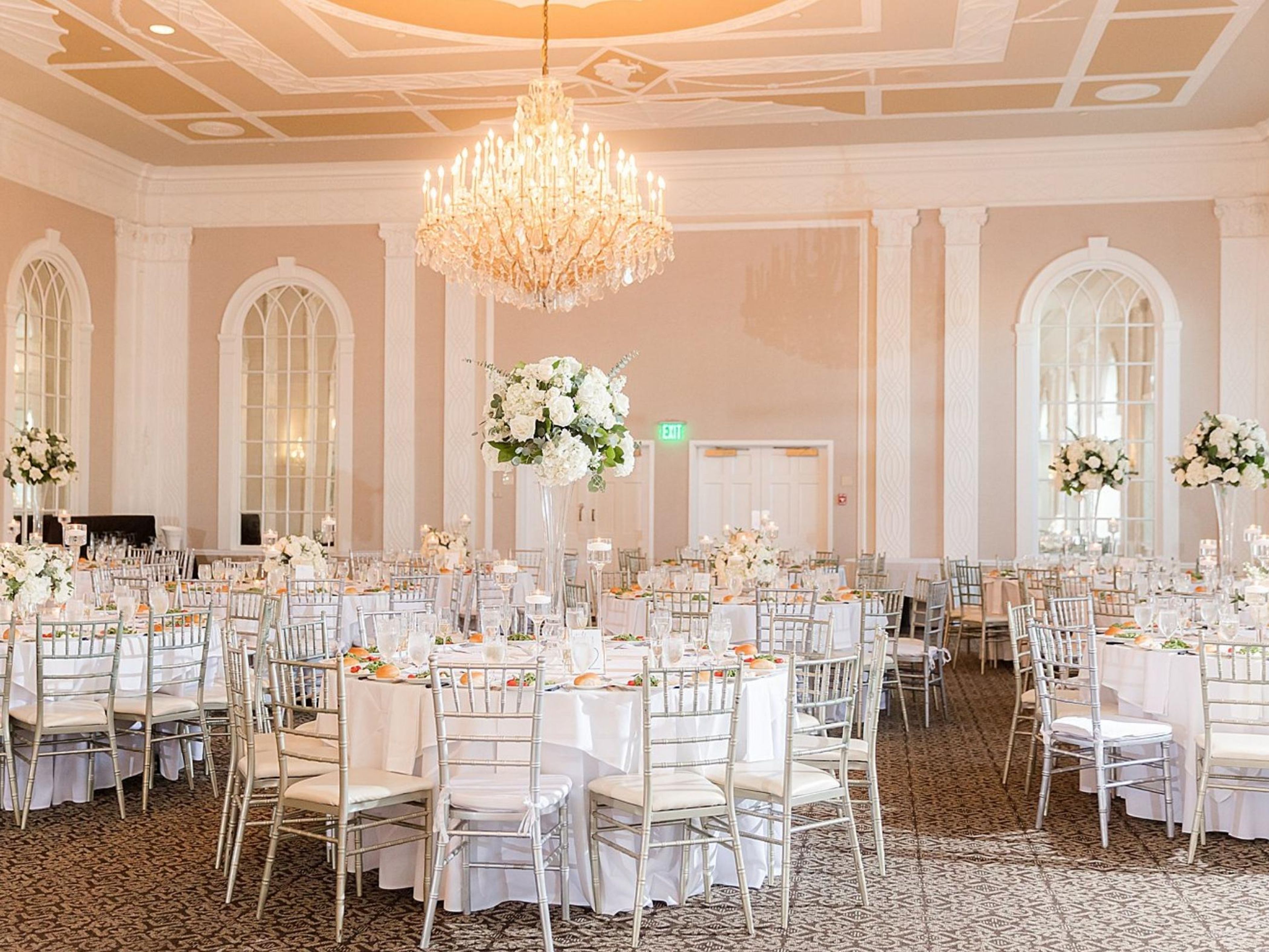 Crystal Ballroom, an event space at Berkeley Oceanfront Hotel