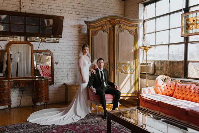 Featured photo from A Chicago Loft Wedding Filled with Vintage Charm and Lush Greenery