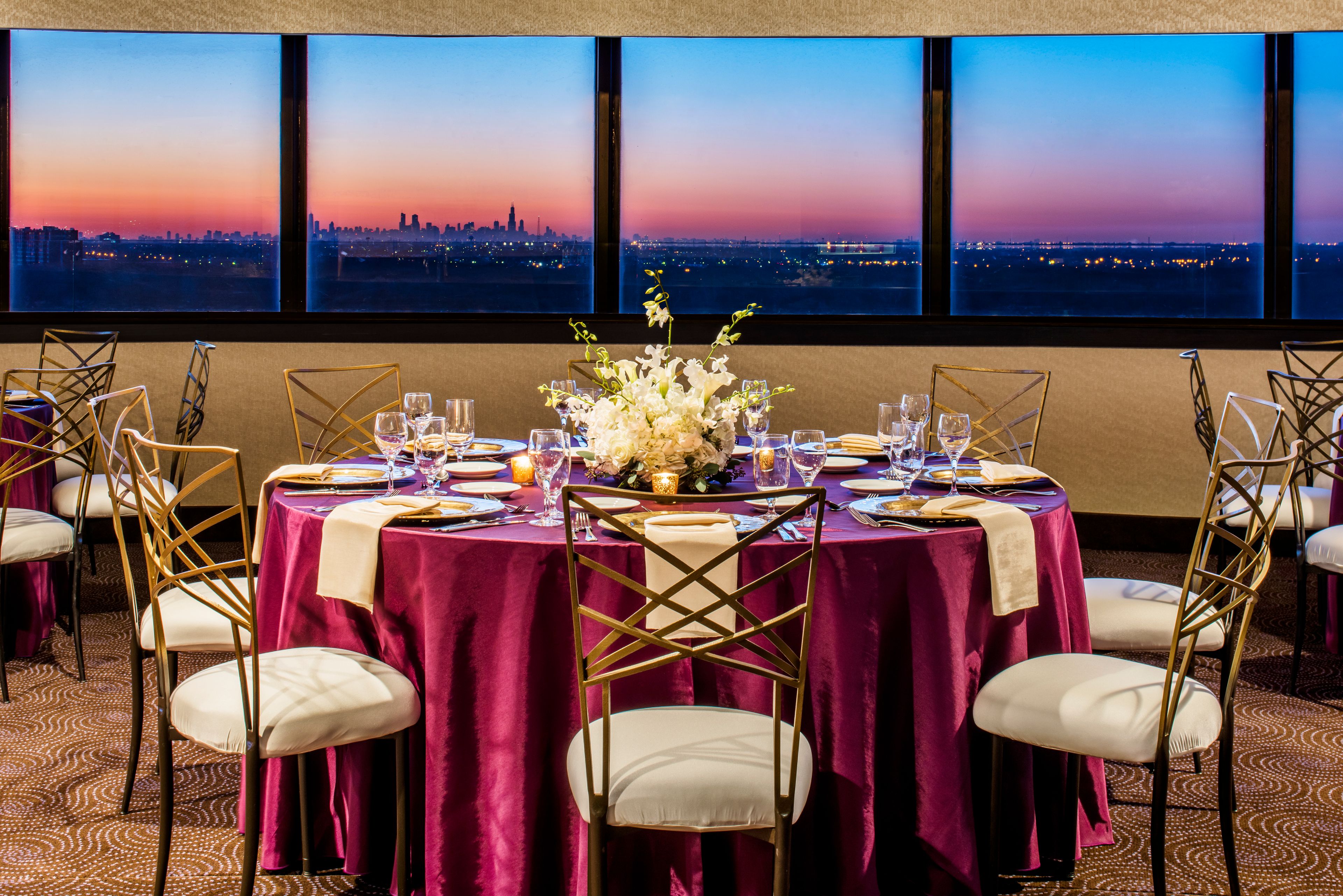 Ventanas, an event space at Hyatt Regency O'Hare Chicago