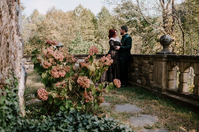 Featured photo from Dive into Dark Romance in this Enchanting October Wedding at Ridley Creek State Park