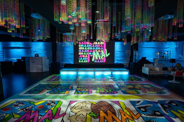 Featured photo from Discover This Neon-Fueled Bat Mitzvah Inspired by Classic Pop Culture