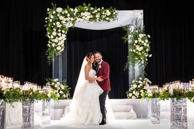 Featured photo from Black, White, & Red Modern Wedding